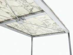 Florence Knoll Table, Rectangular 7 Florence Knoll Table, Rectangular -Muutous Zone W DWR 2527589 100203699 chrome polished carrara d v3