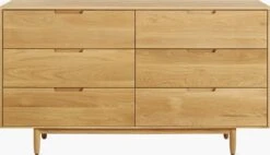 Raleigh Dresser, Six Drawer