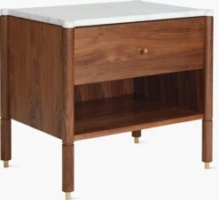 Morrison Bedside Table -Muutous Zone W DWR 2197303 100088893 carrara walnut a 093