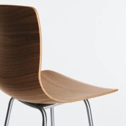 Case Loku Stool 15 Case Loku Stool -Muutous Zone W DWR 2514115 100118712 walnut stainless d1