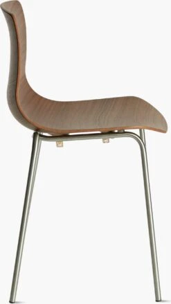 Case Loku Side Chair -Muutous Zone W DWR 2516216 100144192 walnut stainless p