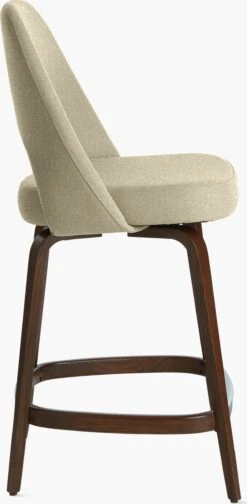 Saarinen Executive Stool -Muutous Zone W DWR 2516364 100145891 neutral walnut p