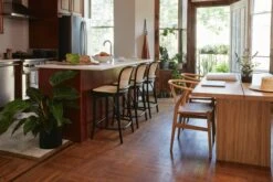 Wishbone Chair With Leather Seat -Muutous Zone W DWR 2517350 100157615 black v1 001