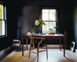 Wishbone Chair With Leather Seat -Muutous Zone W DWR 2517916 100168616 walnut v4 002 2