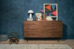 Loop Dresser, 6 Drawer -Muutous Zone W DWR 2517947 100172184 walnut black v1 001