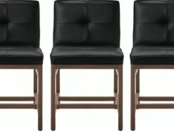 Wood Frame Chair 14 Wood Frame Chair -Muutous Zone W DWR 2518557 100179689 walnut oil elegant leather black v1