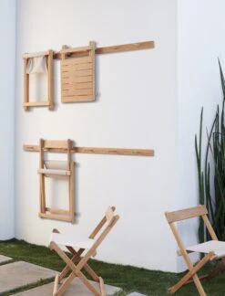 Deck Folding Dining Chair 10 Deck Folding Dining Chair -Muutous Zone W DWR 2526860 100204604 teak v1 001