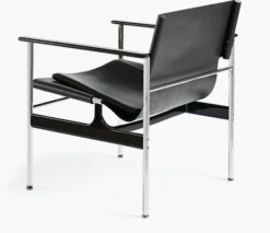 Pollock Arm Chair 9 Pollock Arm Chair -Muutous Zone W DWR 2527489 100203712 chrome black leather b
