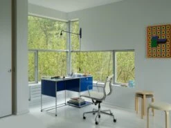 Maharam Edition Artek Aalto Stool 60 -Muutous Zone W DWR 2541515 100351752 gentian blue v1 001