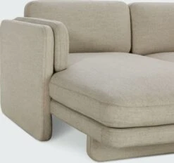 Pastille Sectional Chaise, 105" -Muutous Zone W DWR 2544256 100347392 beck patisserie d1