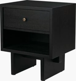 Gubi Private Bedside Table -Muutous Zone W DWR 2544666 100329802 black stained oak a
