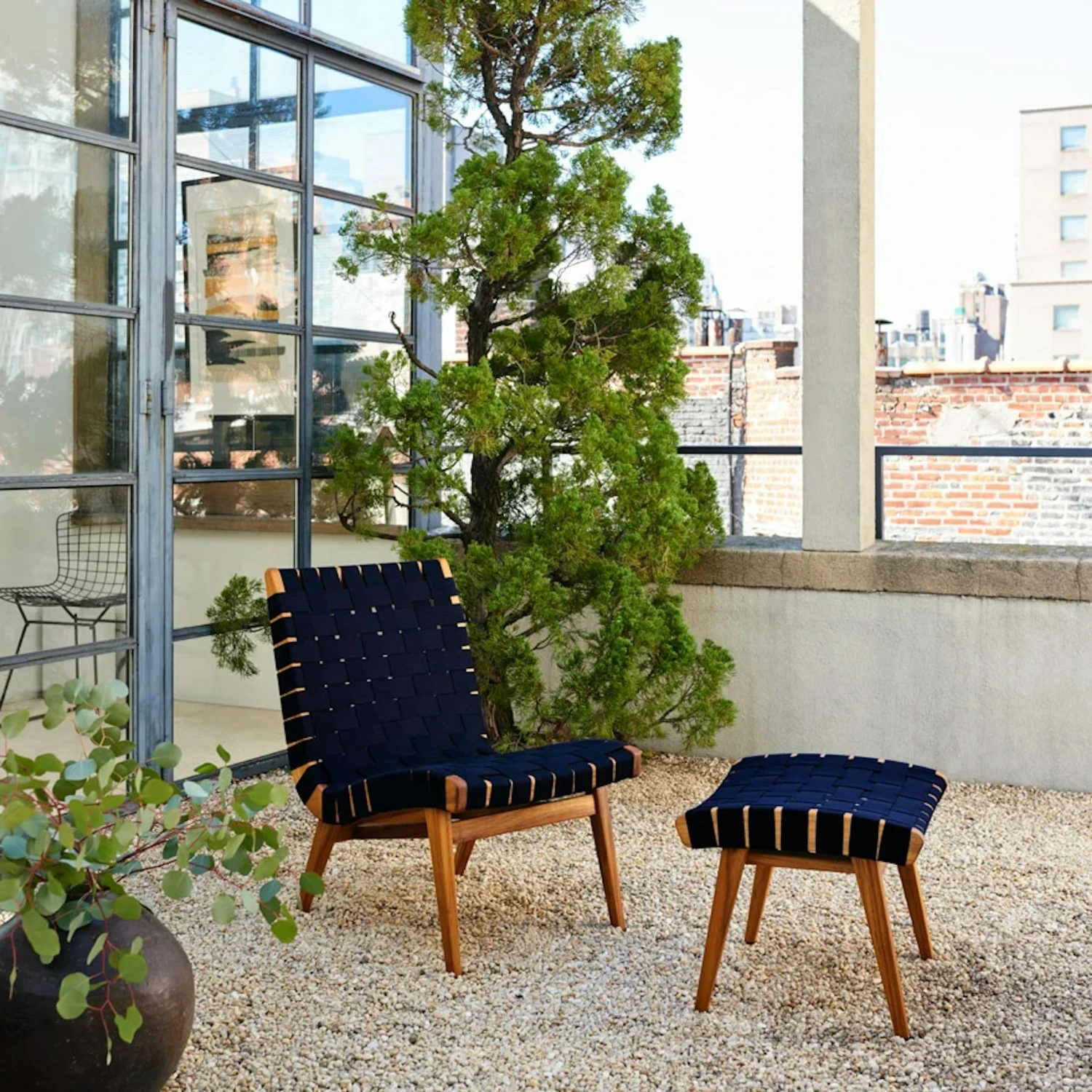 Risom Outdoor Ottoman 3 Risom Outdoor Ottoman - Image 3