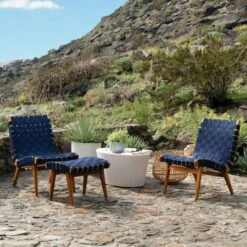 Risom Outdoor Lounge Chair -Muutous Zone W DWR 2547800 100342235 navy v2