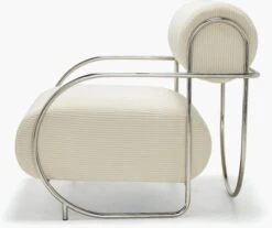 Chromeo Chair -Muutous Zone W DWR 2556771 100384410 cream corduroy p