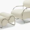 Chromeo Chair & Ottoman
