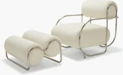 Chromeo Chair & Ottoman