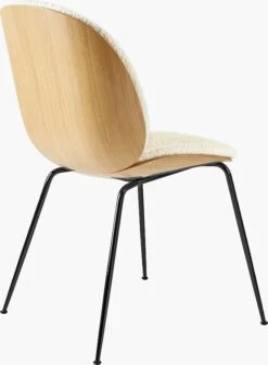 Gubi Beetle Wood Shell Dining Chair -Muutous Zone W DWR 2559877 100402403 oak ivory black b
