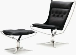 Falcon Footstool -Muutous Zone W DWR 2560796 100405741 black chrome a2