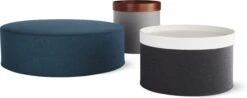 Softline Drum Pouf, High -Muutous Zone W DWR 3527 697361 light grey v