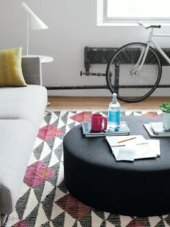 Softline Drum Pouf, High -Muutous Zone W DWR 3527 9190236 anthracite v