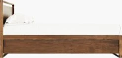 Matera Bed, Standard Headboard -Muutous Zone W DWR 5114 100186644 walnut p 1