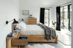 Matera Bed, Standard Headboard -Muutous Zone W DWR 5114 756198 oak v2 003 1