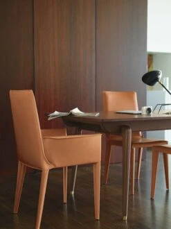 Bottega Side Chair -Muutous Zone W DWR 5374 655347 saddle v2 002