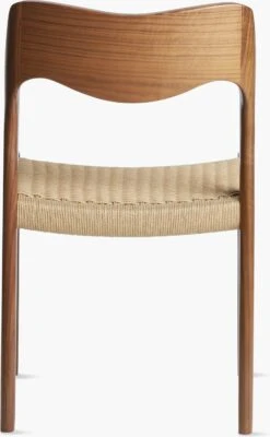 Moller Model 71 Side Chair -Muutous Zone W DWR 6312 100071675 walnut woven b