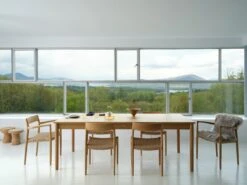 Moller Model 77 Side Chair -Muutous Zone W DWR 6315 100343948 oak woven natural v1 001 1