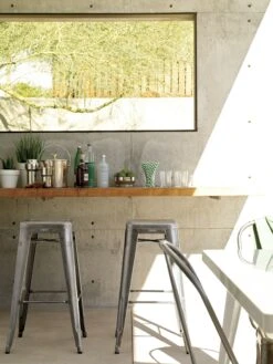 Tolix Marais Stool -Muutous Zone W DWR 6345 500814 gunmetal v1