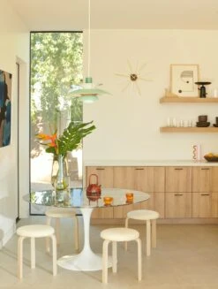 Maharam Edition Artek Aalto Stool 60 -Muutous Zone W DWR 7204 100291619 portoro marble white v1 001