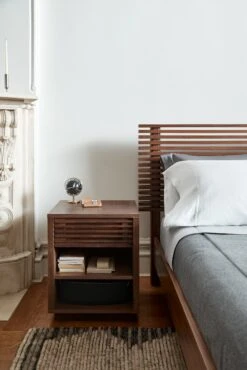 Line Nightstand 11 Line Nightstand -Muutous Zone W DWR FA23 Brooklyn Brownstone EDITORIAL 420