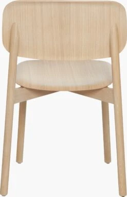 Hay Soft Edge 60 Side Chair -Muutous Zone W HAY 2514867 100128021 matte lacquered oak b