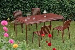 Hay Palissade Dining Set, 4 Side Chairs & 2 Dining Armchairs 10 Hay Palissade Dining Set, 4 Side Chairs & 2 Dining Armchairs -Muutous Zone W HAY 2517530 100374488 iron red v2 2