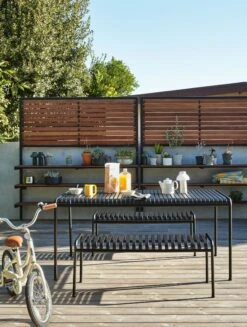 Hay Palissade Dining Set, 4 Side Chairs & 2 Dining Armchairs 12 Hay Palissade Dining Set, 4 Side Chairs & 2 Dining Armchairs -Muutous Zone W HAY 2517531 100159119 anthracite v1 001 3