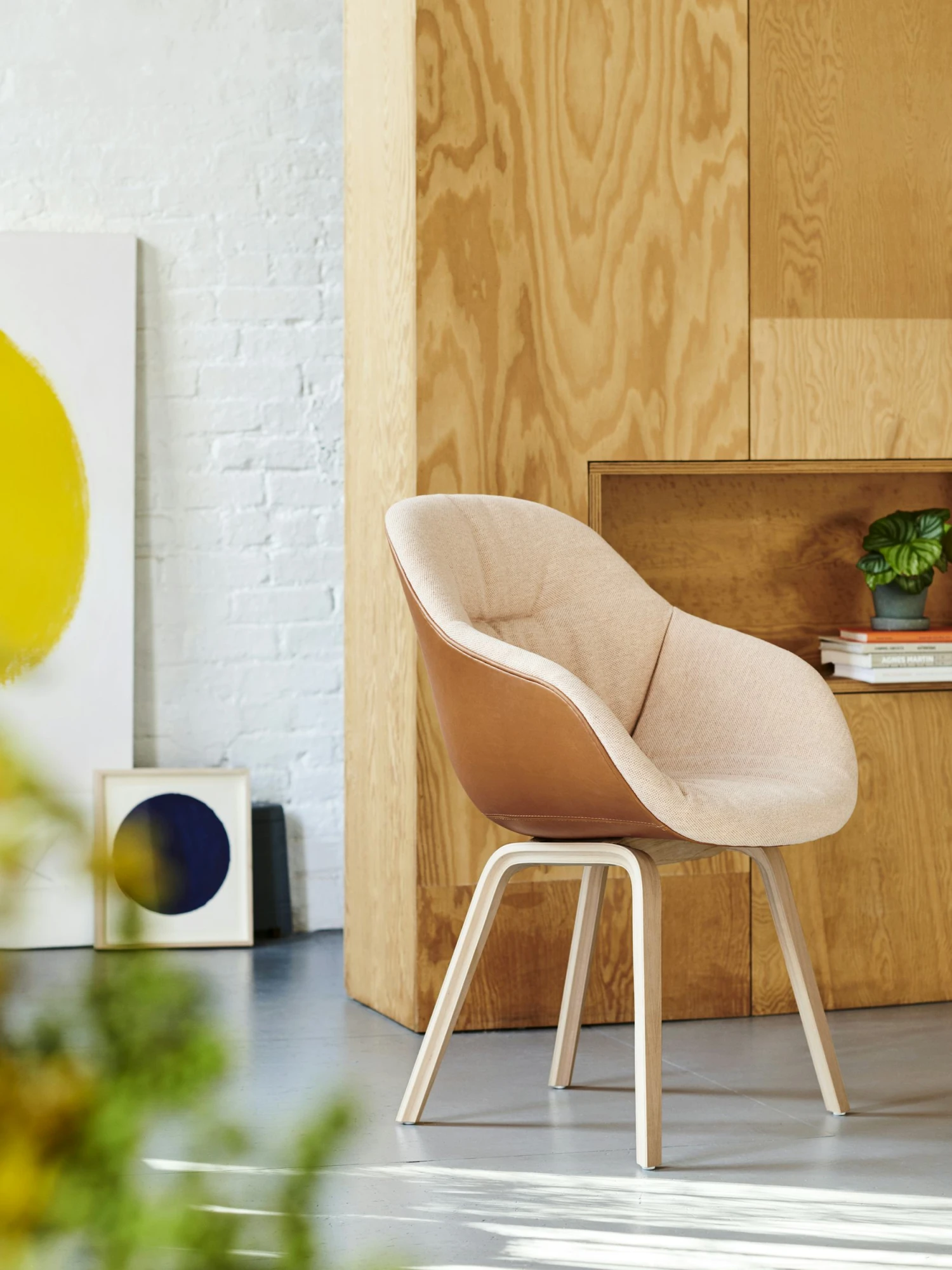 Hay AAC 123 Soft Duo - About A Chair - Upholstered Armchair Wood Base 2 Hay AAC 123 Soft Duo - About A Chair - Upholstered Armchair Wood Base - Image 2