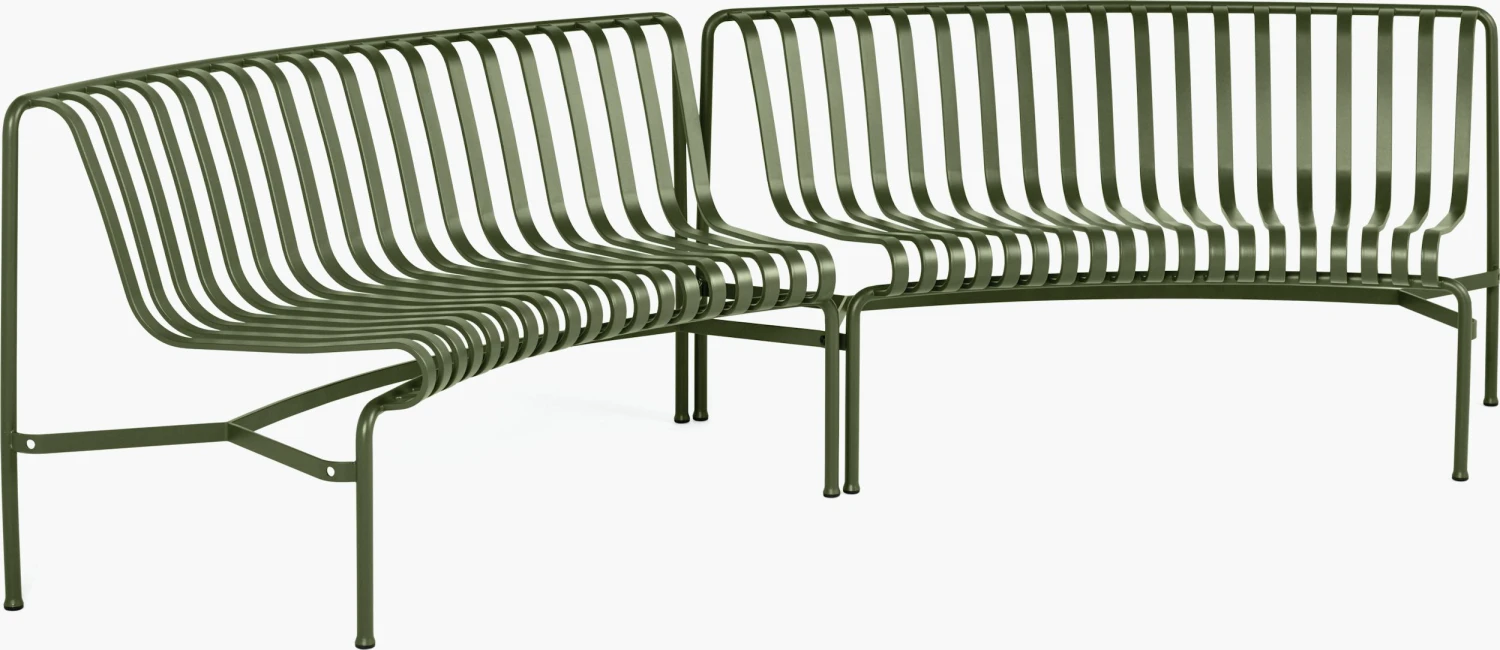 Hay Palissade Park Dining Benches, Set Of 2 1 Hay Palissade Park Dining Benches, Set Of 2