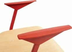 Hay Result Armchair 25 Hay Result Armchair -Muutous Zone W HAY 2548106 100343804 oak red d1