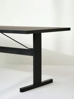 Hay Passerelle Dining Table -Muutous Zone W HAY 2549694 100361185 black black stained oak v1