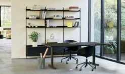 Hay Passerelle Dining Table -Muutous Zone W HAY 2549694 100361208 black stained oak v1