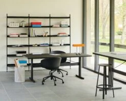 Hay Passerelle Dining Table -Muutous Zone W HAY 2549694 100361208 black stained oak v2