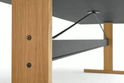 Hay Passerelle Dining Table -Muutous Zone W HAY 2549694 100361241 oak black d1