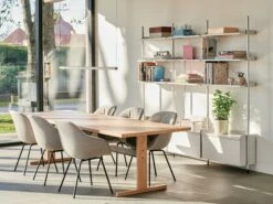 Hay Passerelle Dining Table -Muutous Zone W HAY 2549694 100361241 oak black v3