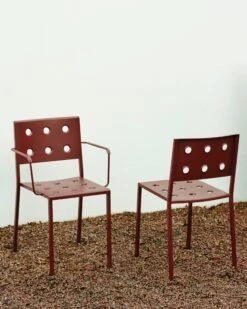 Hay Balcony Dining Chair -Muutous Zone W HAY 2555855 100374805 iron red v1