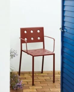 Hay Balcony Dining Chair -Muutous Zone W HAY 2555855 100374805 iron red v2