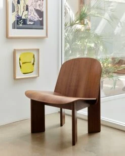 Hay Chisel Lounge Chair -Muutous Zone W HAY 2562443 100417443 lacquered walnut v1 002
