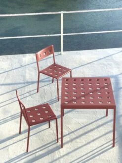 Hay Balcony Cafe Set 6 Hay Balcony Cafe Set -Muutous Zone W HAY 2569266 100459823 iron red v1