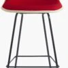 Eames Upholstered Molded Fiberglass Stool