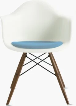 Eames Molded Plastic Armchair With Seat Pad