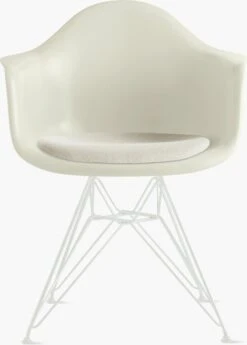 Eames Molded Fiberglass Armchair With Seat Pad